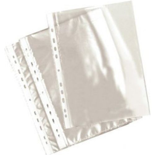 Pochette plastique A4 -perforées 80 micros -boite de 100 
